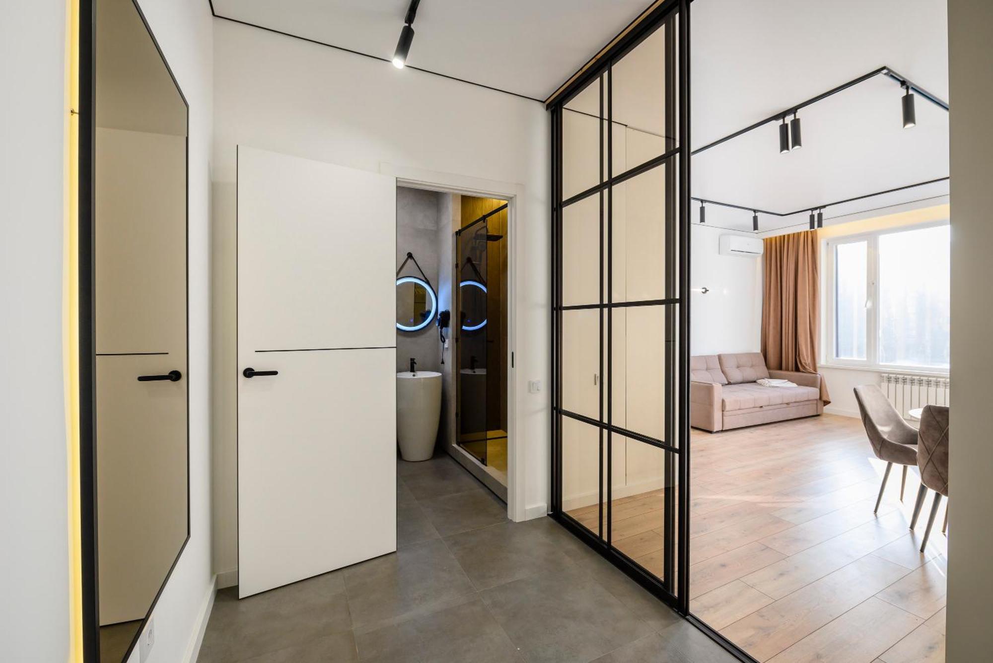 5 New Business-Class Apartments R-House Near Mega Almaty Ngoại thất bức ảnh
